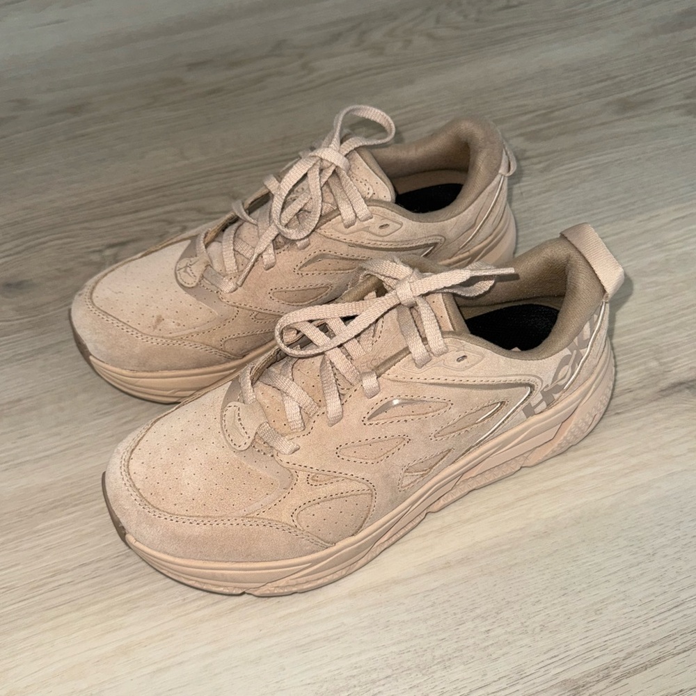 HOKA Clifton L Suede Sneaker
